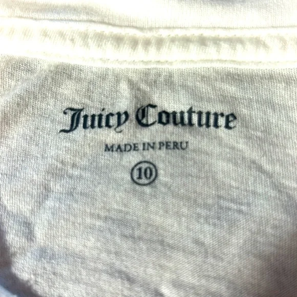 Girl’s Juicy Couture T-shirt, Sz 10 - Picture 3 of 4